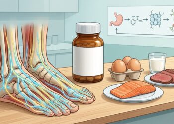 Formigamento nos pés em quem usa metformina por anos pode ter relação com vitamina B12 baixa