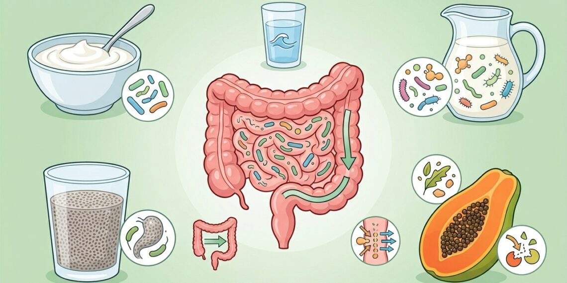 Esses 4 alimentos ajudam a melhorar o funcionamento do intestino