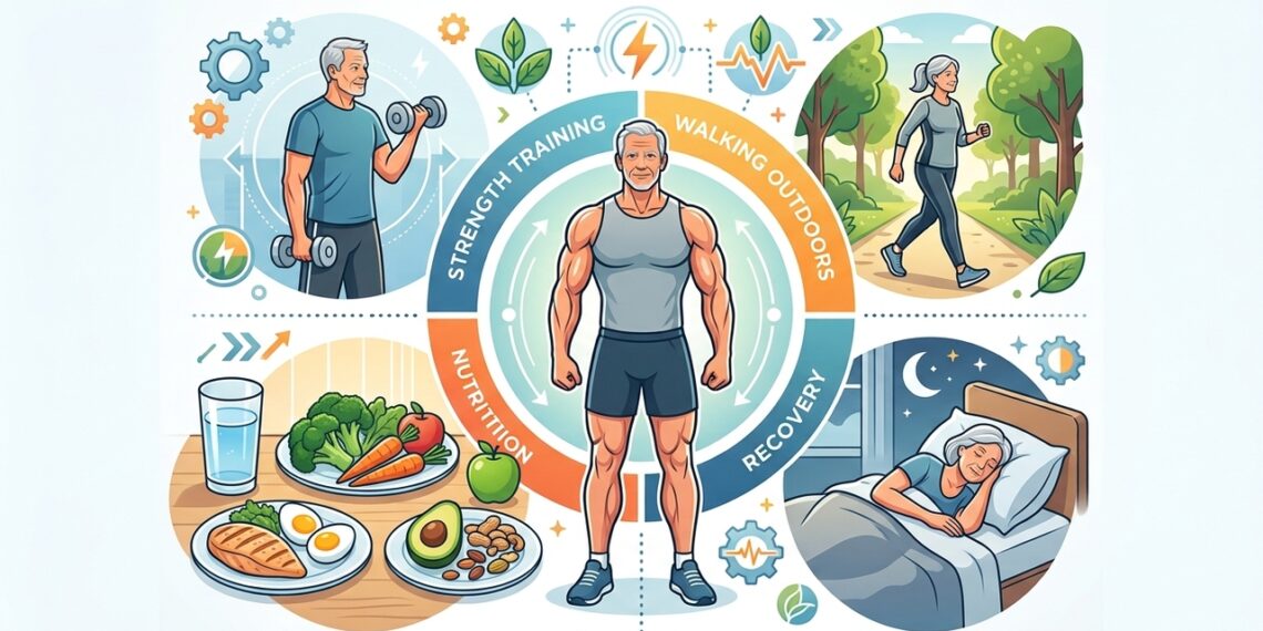 O metabolismo tende a desacelerar com a idade: algumas regras para manter o corpo ativo