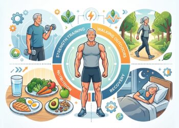 O metabolismo tende a desacelerar com a idade: algumas regras para manter o corpo ativo