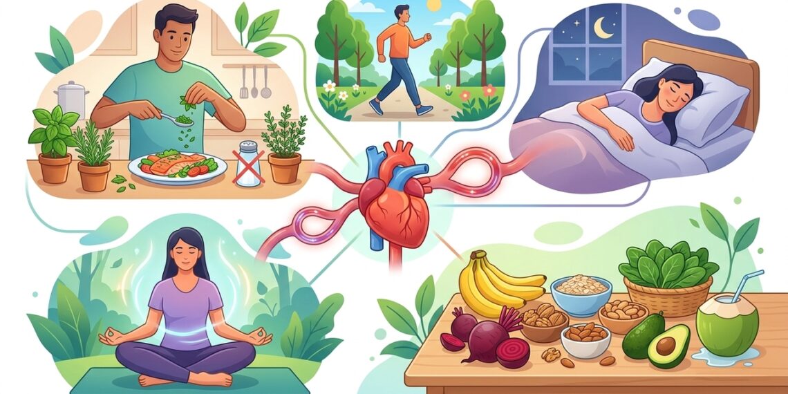 Como controlar a pressão arterial naturalmente: 7 hábitos que ajudam a proteger o coração e melhorar a disposição