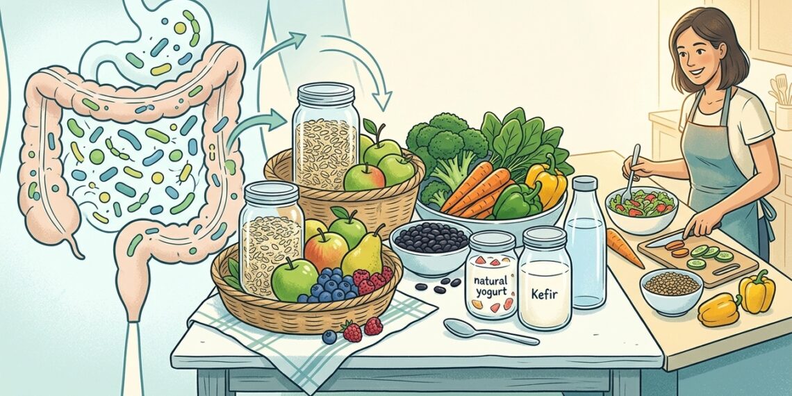 Alimentos que ajudam a cuidar da saúde do intestino