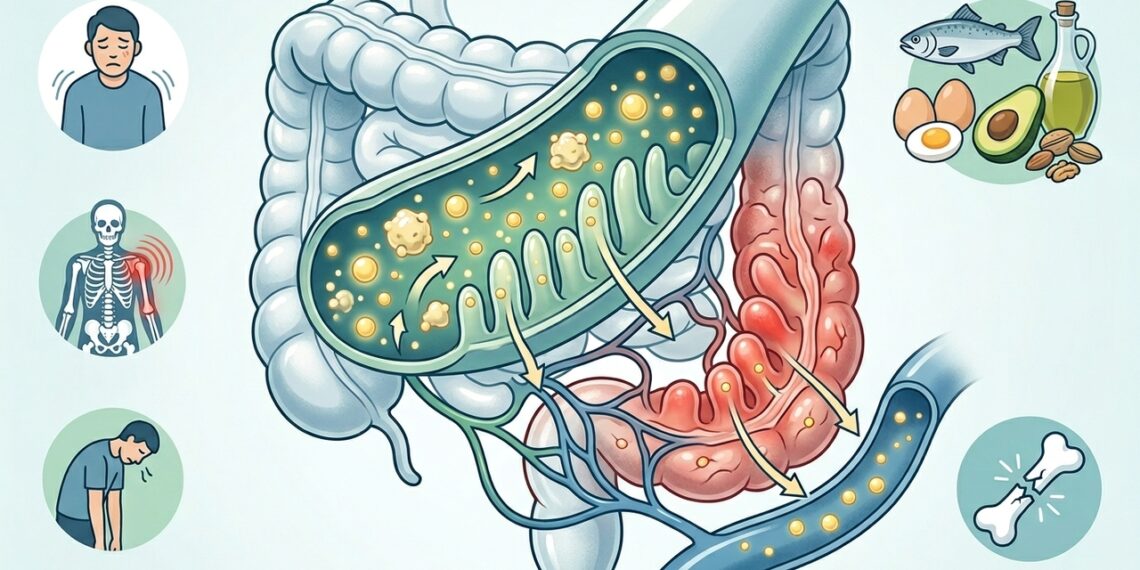 Falta de vitamina D nem sempre é falta de sol: quando má absorção e intestino entram na conta