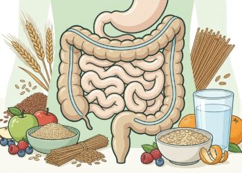 Uma forma simples de cuidar da saúde do intestino é comer mais alimentos com fibras