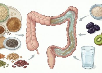 Intestino preso por dias não se resolve só com mais água: as fibras com melhor evidência para constipação crônica