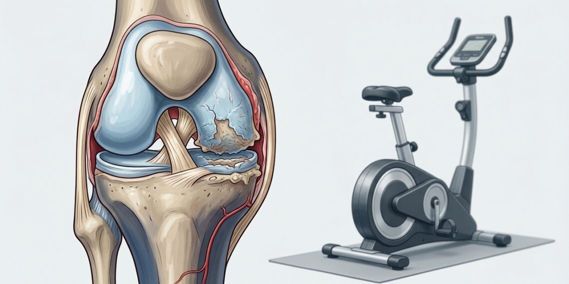 Dor no joelho com artrose: o exercício de baixo impacto que estabiliza a articulação sem prometer cura
