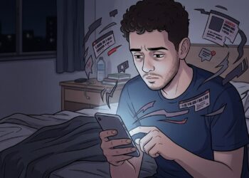 O que é o "doomscrolling" e como isso afeta a saúde mental dos jovens?