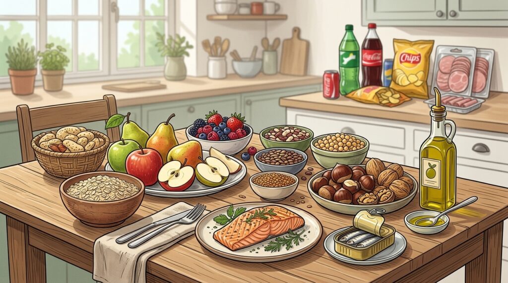 O que devo comer se tiver colesterol alto: alimentos recomendados e alimentos a evitar