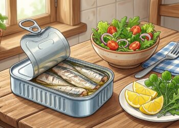 Sardinha em lata pode competir com peixes caros? O que observar em ômega-3, cálcio e praticidade
