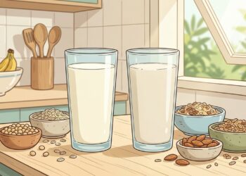 Leite integral ou leite vegetal: qual é a melhor opção para controlar o cálcio, as proteínas e as gorduras?