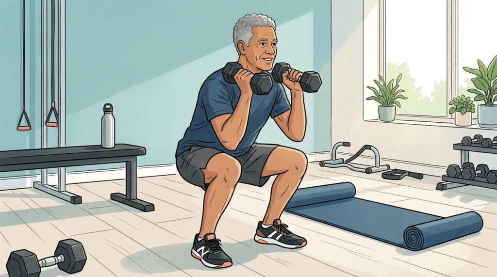 5 exercícios para homens com mais de 50 anos que ajudam a prevenir a perda muscular relacionada à idade