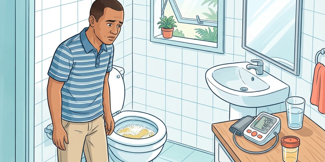 Urina espumosa: o teste simples que pode revelar perda de proteína pelos rins