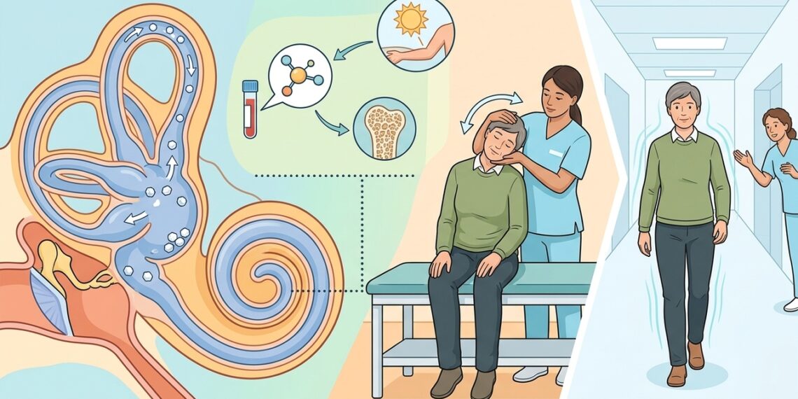 Vitamina D e vertigem recorrente: o achado de 2025 que reacende a discussão sobre quedas e equilíbrio