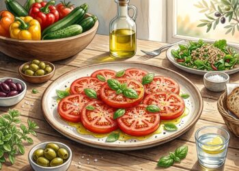 O tomate com azeite é uma combinação simples que faz bem ao coração