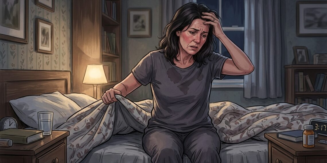 Acordar suando na menopausa: quando ondas de calor viram problema de sono