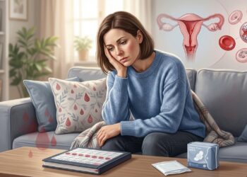 Menstruações intensas são uma das principais causas de deficiência de ferro em mulheres jovens e em idade reprodutiva