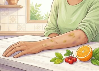 Por que o aparecimento frequente de hematomas pode indicar uma deficiência de vitamina C
