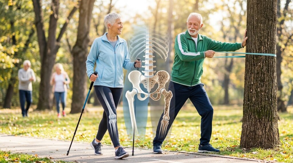 Quais hábitos favorecem o desenvolvimento de osteoporose e quais previnem?