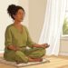 A meditação deve durar pelo menos 10 minutos por dia, e depois disso deve-se manter alguns minutos em silêncio