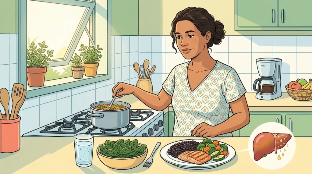 Qual é o principal hábito para reduzir a gordura no fígado e como aplicá-lo no dia a dia