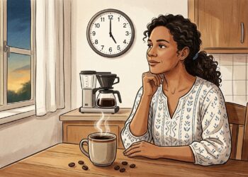 Os níveis de cafeína no corpo costumam cair pela metade após algumas horas