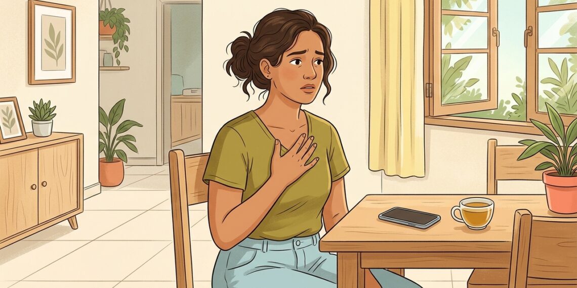 Sentir o coração acelerado sem motivo aparente pode ser um sinal de ansiedade