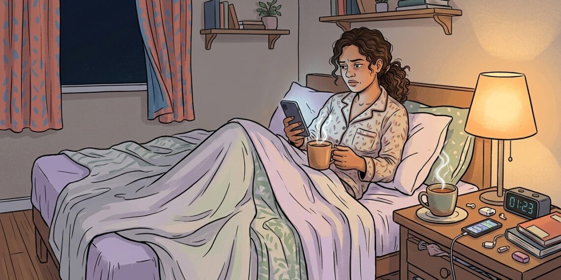 O sono não melhora apenas com chás, mas também evitando as coisas que o atrapalham