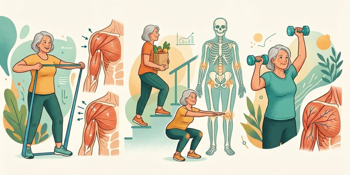 Perda de força com a idade: "O exercício de resistência ajuda a preservar os músculos ao longo do tempo.”