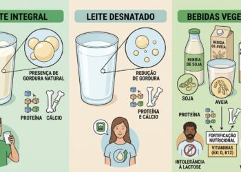 Leite integral, desnatado ou vegetal: qual é a opção mais saudável?