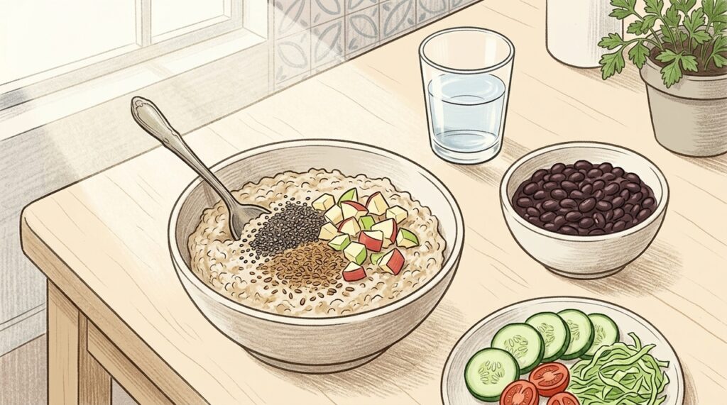 A falta de fibras na alimentação está associada à prisão de ventre, ao colesterol ou à saúde intestinal