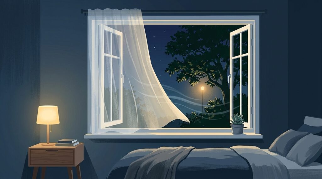Por que acordamos mais cansados quando dormimos com a janela aberta?