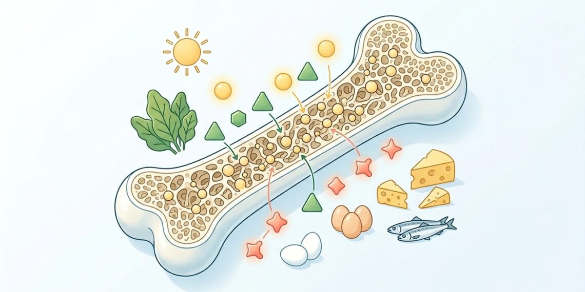 Vitamina K2 e ossos: quando faz sentido conversar sobre ela junto com cálcio e vitamina D