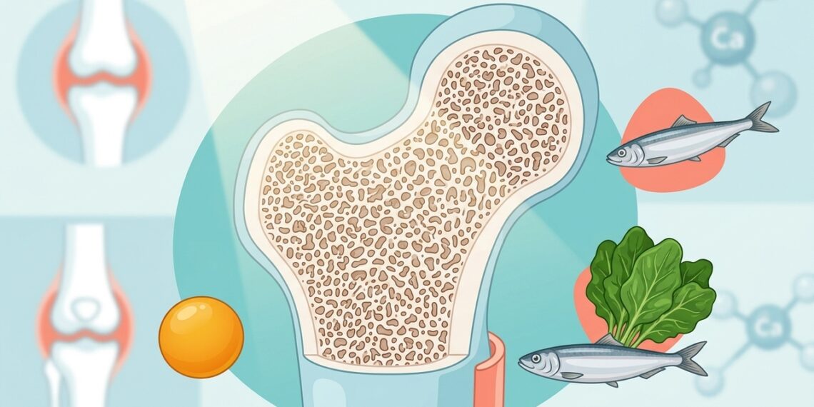 Nutrientes que ajudam a fortalecer os ossos e onde encontrá-los nos alimentos comuns