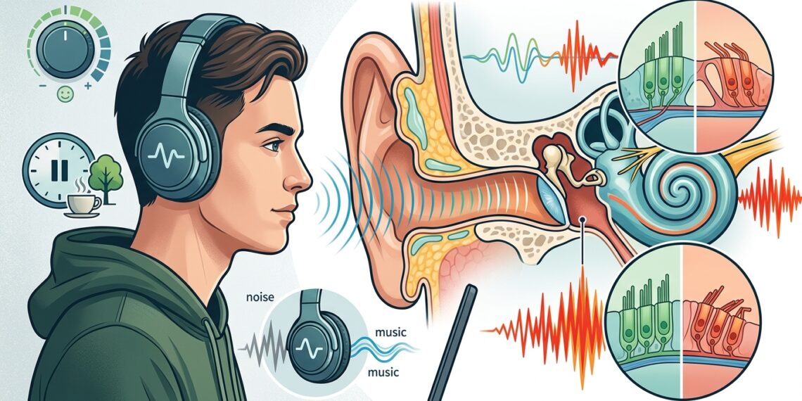 Audição em foco: como usar fones no volume alto afeta você