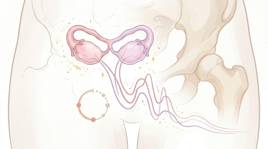 Em quais duas faixas etárias ocorre a queda mais significativa dos hormônios femininos?