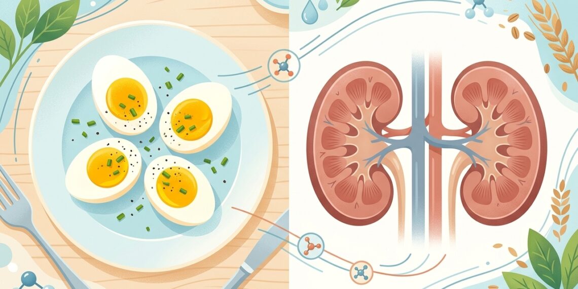 Como o consumo de ovos influencia os rins?