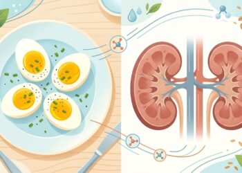 Como o consumo de ovos influencia os rins?