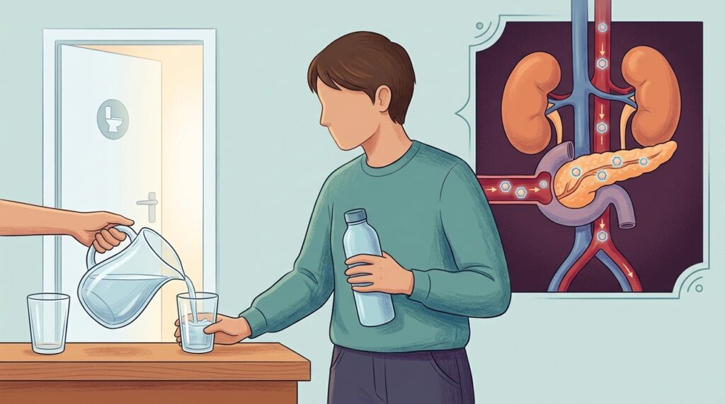 Sede excessiva e vontade frequente de urinar podem ser sinais de diabetes