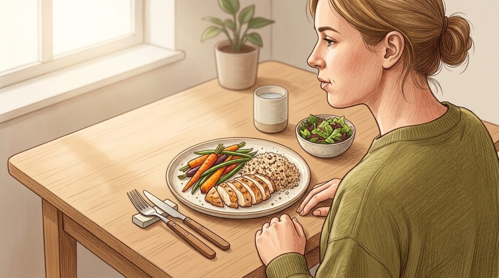 Digestão em foco: como comer muito rápido afeta você