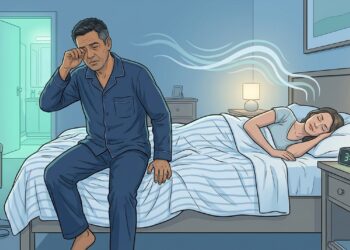Levantar para urinar à noite nem sempre é água demais: o sinal pouco lembrado de apneia do sono