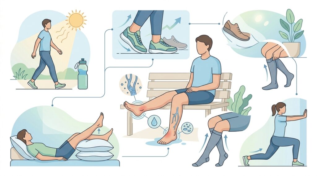 O que causa inchaço nos pés após caminhar? Veja como se livrar disso