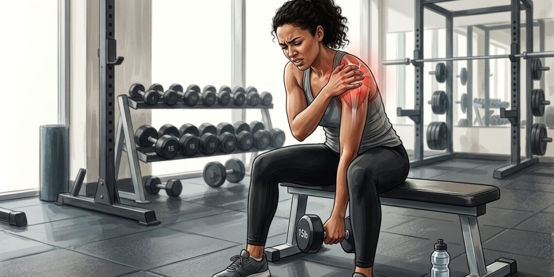Dor no ombro que piora com peso: quando trocar musculação pesada por exercícios na água, faixas ou mobilidade