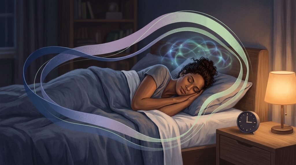 O corpo passa por diferentes fases ao longo de uma noite de sono