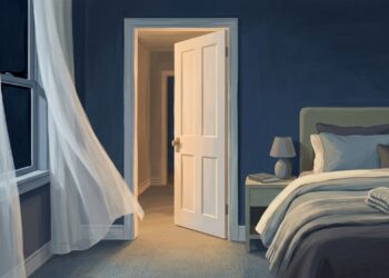 Um estudo explicou como uma porta fechada no quarto afeta a qualidade do sono