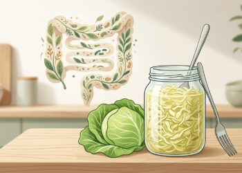Repolho fermentado virou alvo de estudo: o que a microbiota tem a ver com imunidade intestinal