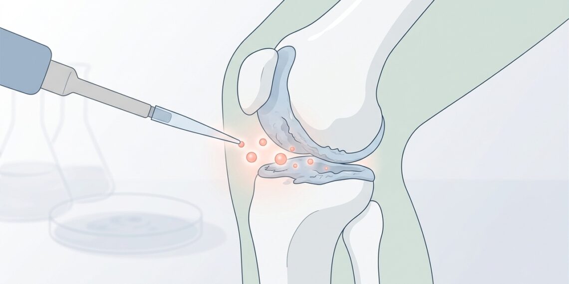 O sangue menstrual repara a cartilagem no tecido osteoartrítico
