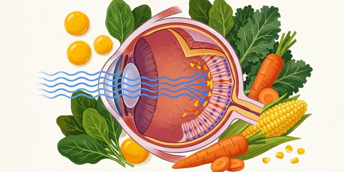 Substâncias naturais que auxiliam na saúde dos olhos e onde encontrá-las nos alimentos