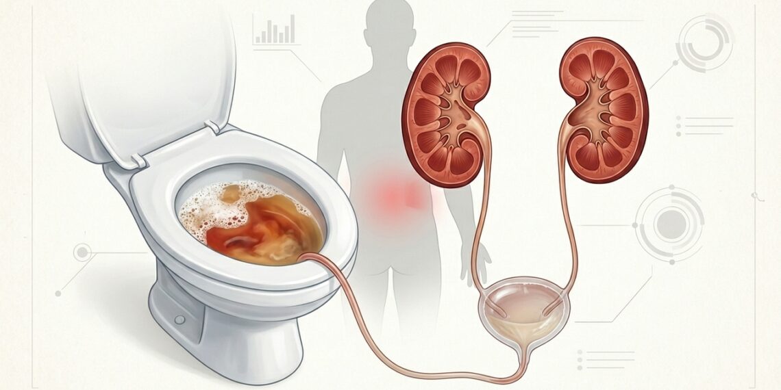 4 sintomas de danos renais visíveis ao urinar