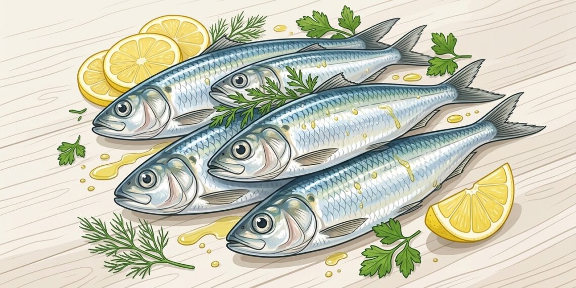 A sardinha é uma fonte barata de proteína e ômega 3
