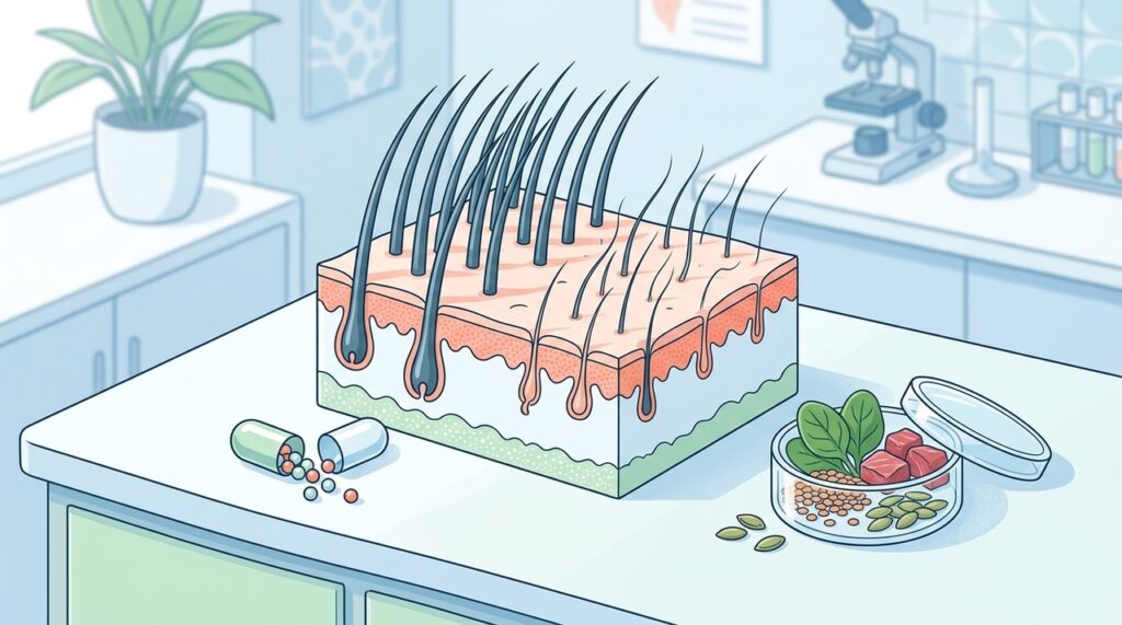 Qual deficiência de nutriente está ligada à queda de cabelo